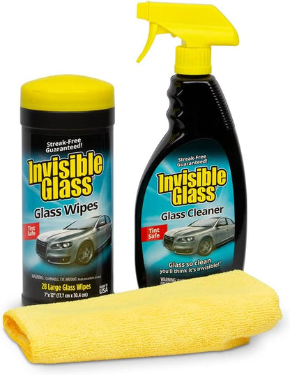 Invisible Glass 92164 Premium Glass Cleaner Spray for Car Windshields and Windows, Automotive and Home Window Cleaner, Streak-Free, Ammonia-Free, Tint-Safe – 22 fl oz