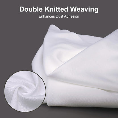 AAwipes Double Knit 100% Polyester Wipers Light Weight Version (120GSM, 6"X6", 150pcs/bag) Cleanroom Cloth Wipes Laser Sealed Edge, Ultra-Soft (CP12006)