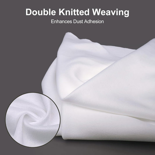 AAwipes Double Knit 100% Polyester Wipers Light Weight Version (120GSM, 6"X6", 150pcs/bag) Cleanroom Cloth Wipes Laser Sealed Edge, Ultra-Soft (CP12006)