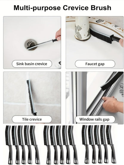 13 Pcs Crevice Cleaning Brush, Hard Bristle Scrub Brushes Cleaning Brushes, Household Use Cleaning Supplies for Kitchen Bathroom Corner Sink Cup Bottle