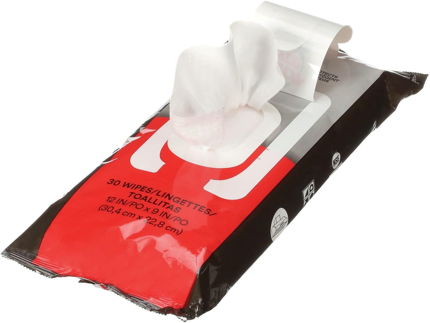 Scotch-Brite Stainless Steel Hood Degreaser Wipes, 30/Pack, 6 Packs/Case (SS-WIPES)
