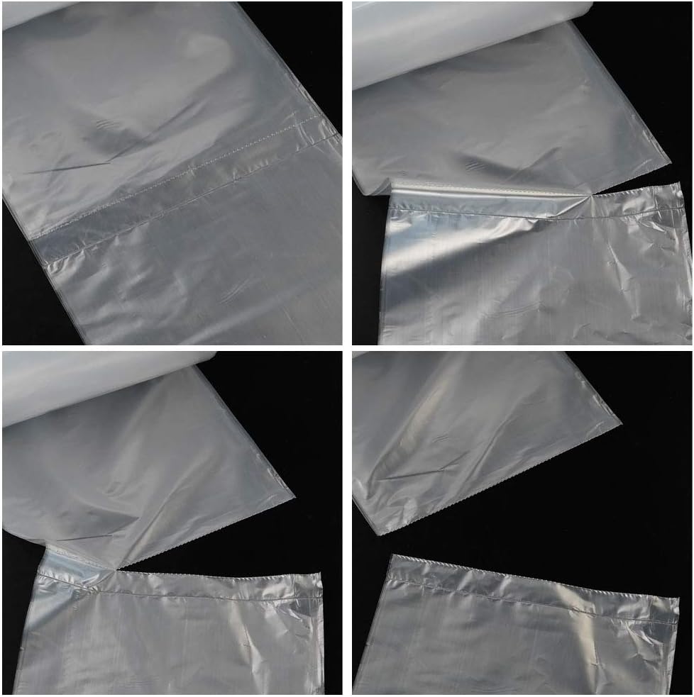 18 Gallon Clear Large Trash Bag, 95 Counts