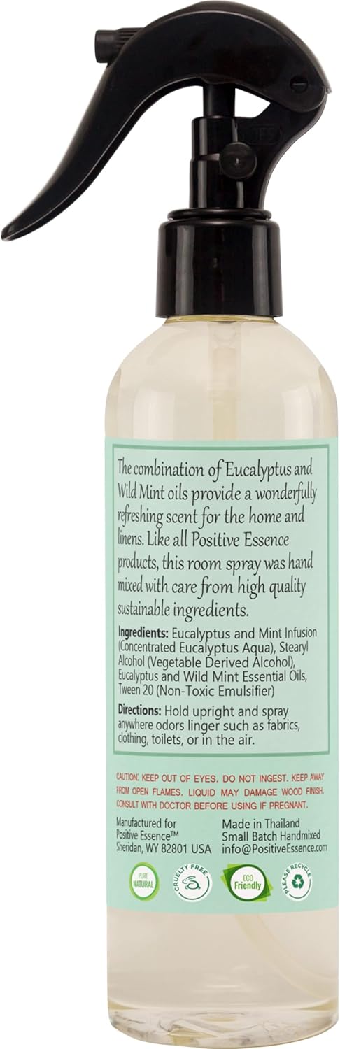 Lavender Room and Pillow Spray, Natural Aromatherapy Sleep Spray with Lavender Essential Oil for Relaxation, Fabric & Bedding Mist, Non-Aerosol Odor Neutralizer