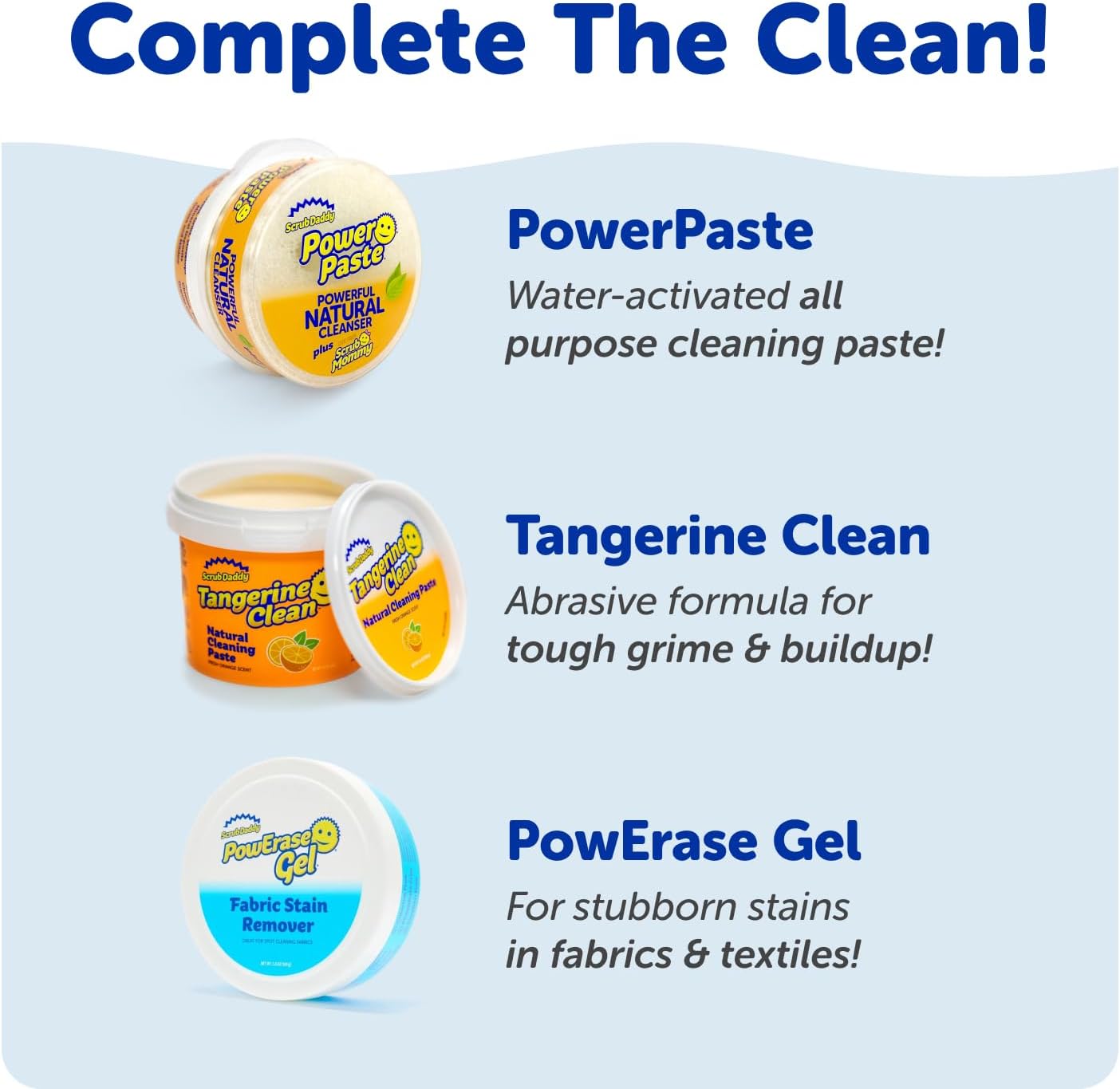 Scrub Daddy 6 Kitchen Sponges & 1 Daddy Caddy Dish Sponge Holder - BPA Free & Made with Polymer Foam - Stain & Odor Resistant, Scratch-Free Multipurpose Scrubbers