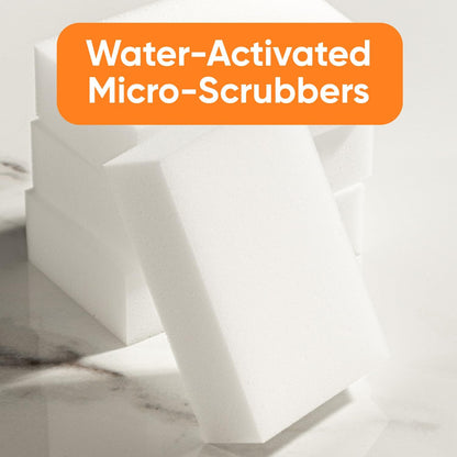 Superio Miracle Eraser Sponges - 6 Count - Effective Cleaning for Kitchen, Bathroom, Walls & More