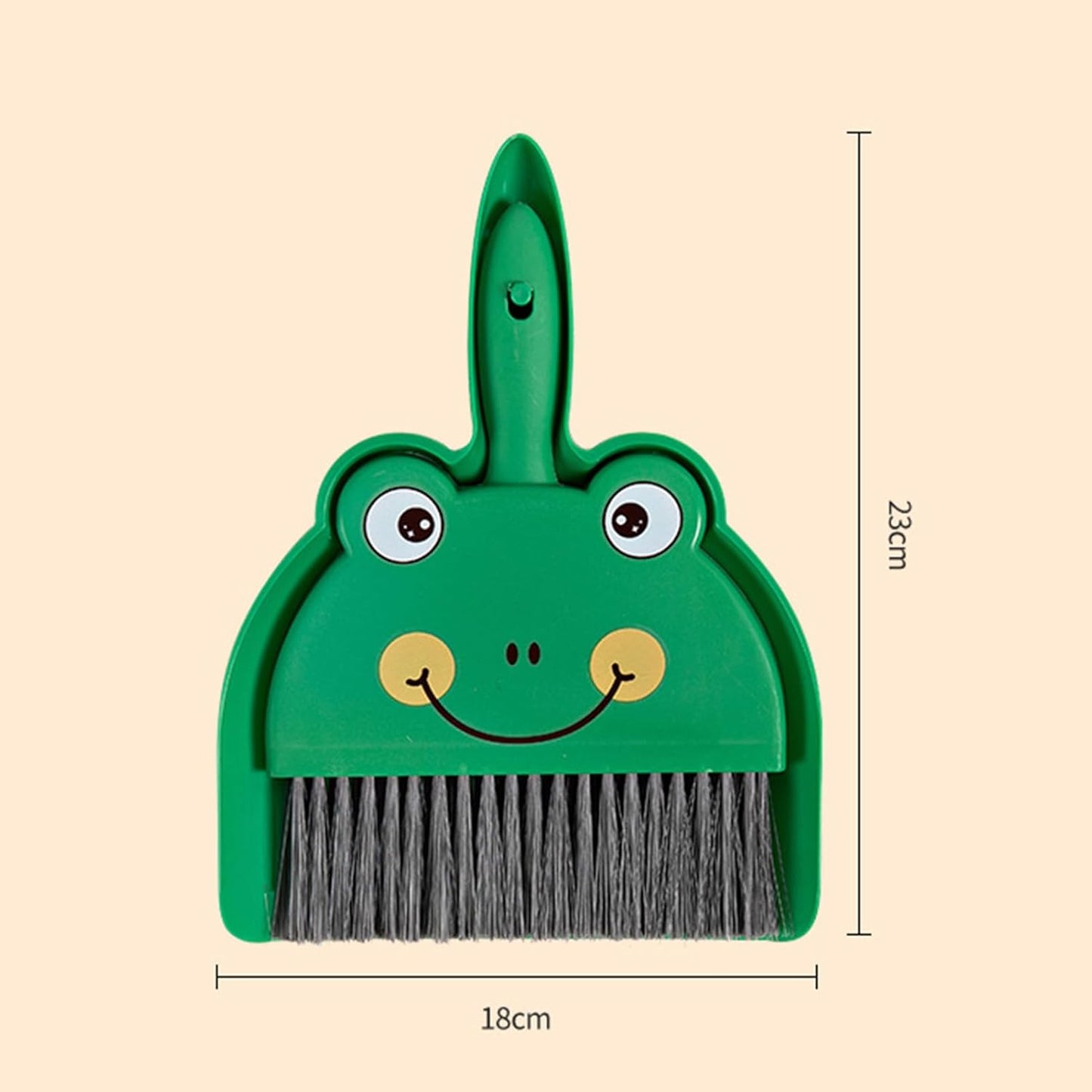 Portable Hand Broom and Dustpan Set, Cute Mini Broom and Dustpan Set with Durable Brush,Lightweight Small Dust Pan and Broom Set for Desktop Cleaning Small Space Cleaning(Rabbit)