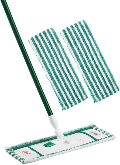 Libman Wet & Dry Microfiber Mop Refills | Dust Mop for Hardwood Floors | Wall Mop | Mops for Floor Cleaning | 3 Total Microfiber Mop Pads Included