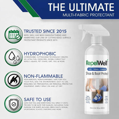 Eco-Friendly Upholstery Protect Stain & Water Repellent Spray 24oz – Non-Toxic, Pet-Safe Formula for Fabric, Leather, & Suede – Long-Lasting Stain Guard Keeps Furniture Clean & New