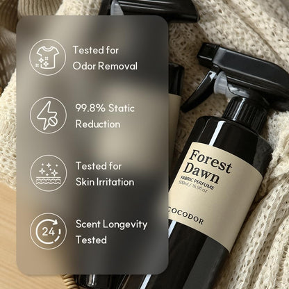 COCODOR Fragrance Room Spray/Black Cherry / 16.9oz(500ml)/ Made with Essential Oils, scented room closet fabric odor eliminator spray
