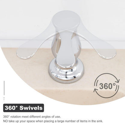 GAGALIFE Kitchen Sink Soap Dispenser Brushed Nickel, Under Sink Soap Dispenser with 40" Silicone Extension Tube Kit,Say Goodbye to Frequent Refills