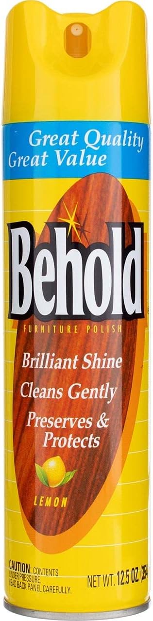 Behold Furniture Polish, Lemon, 12.5 Ounce (2 Pack)