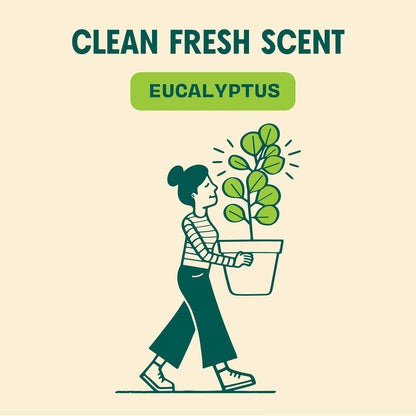 Aunt Fannie's Ultra Concentrated Floor Cleaner Vinegar Wash, Multi-Surface Solution For Mopping, Makes 16 Gallons, Eucalyptus Scent, 32 oz. (Pack of 1)