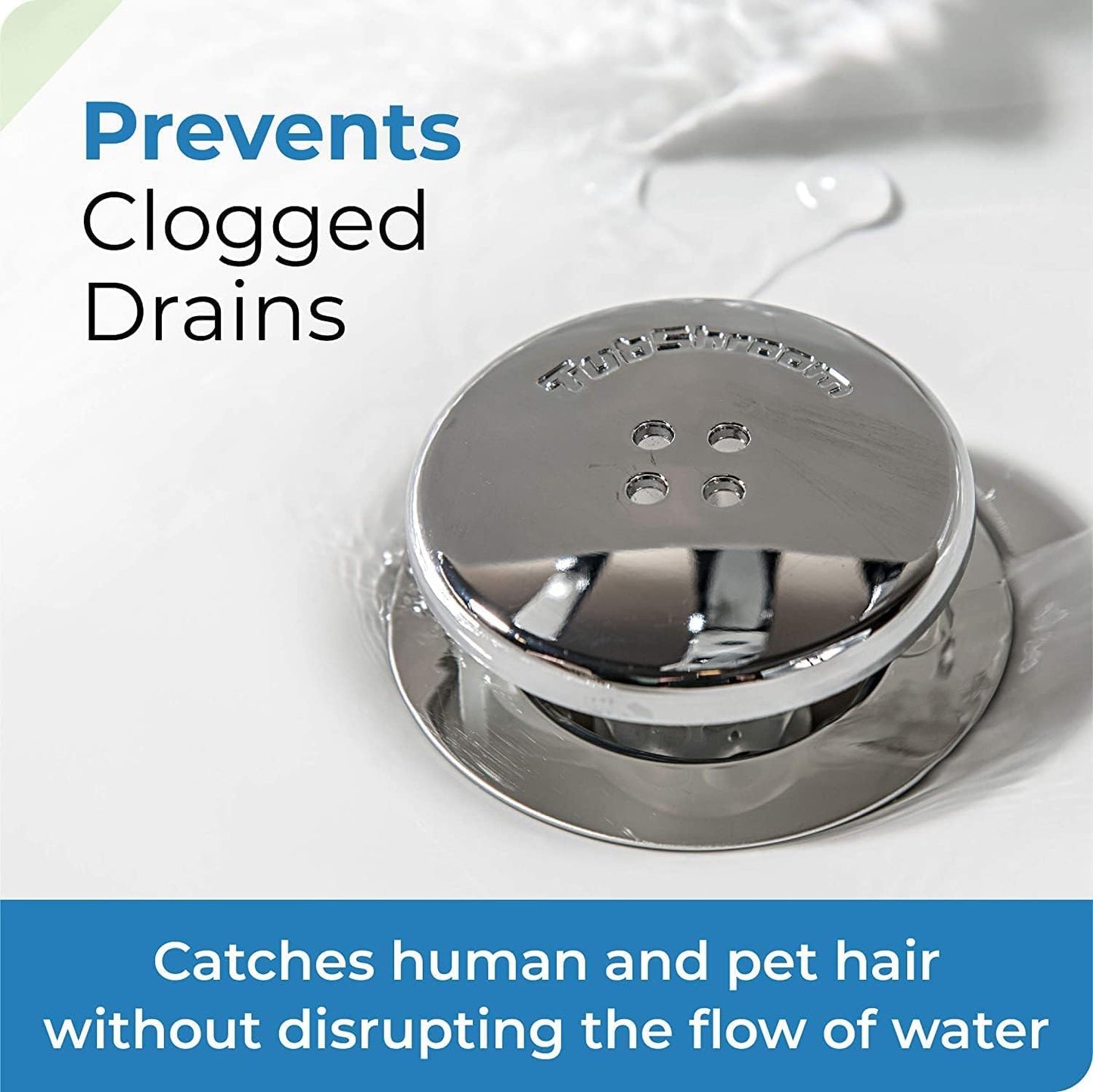 TubShroom Tub Drain Hair Catcher, Chrome & Drano Max Gel Drain Clog Remover and Cleaner for Shower or Sink Drains, Unclogs and Removes Hair, Soap Scum, Blockages, 80 oz