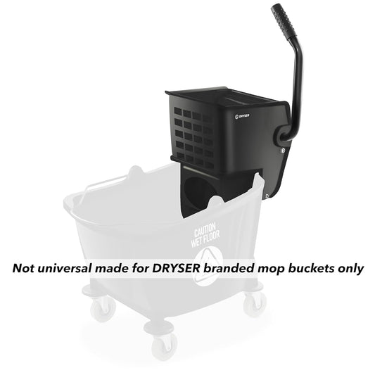 Side Press Wringer Replacement for Dryser Branded Commercial Mop Bucket, 26 and 33 qt.- Yellow