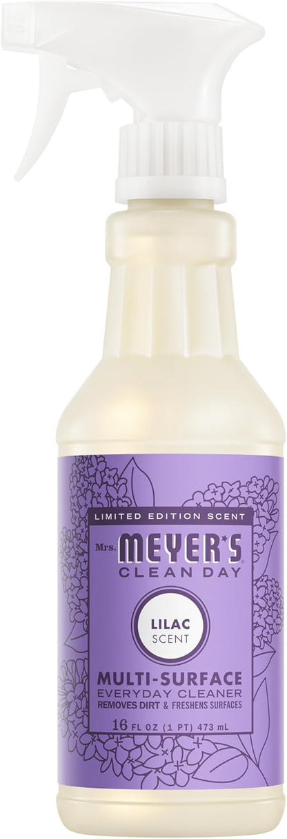 MRS. MEYER'S CLEAN DAY Multi-Surface Everyday Cleaner, Lilac Scent, 16 Fl Oz Bottle