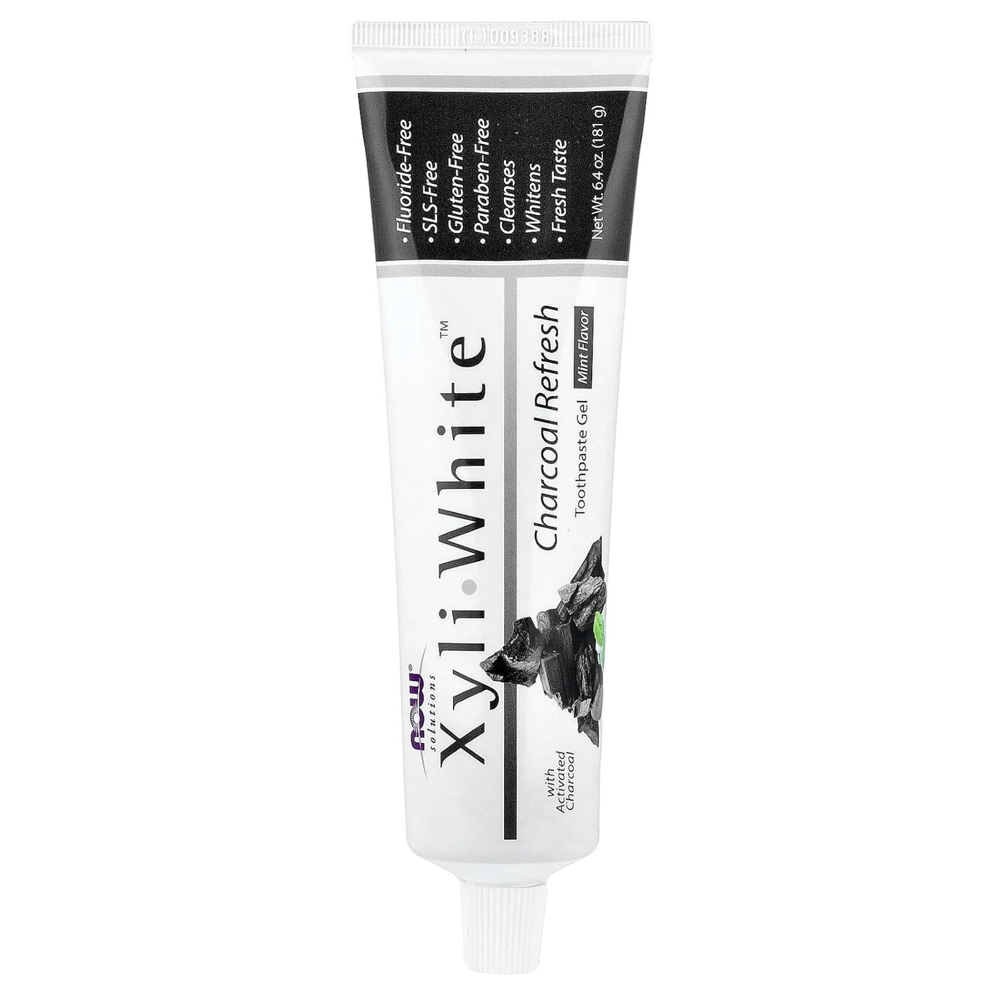 NOW Solutions, Xyliwhite™ Toothpaste Gel, Platinum Mint, Cleanses and Whitens, Fresh Taste, 6.4-Ounce
