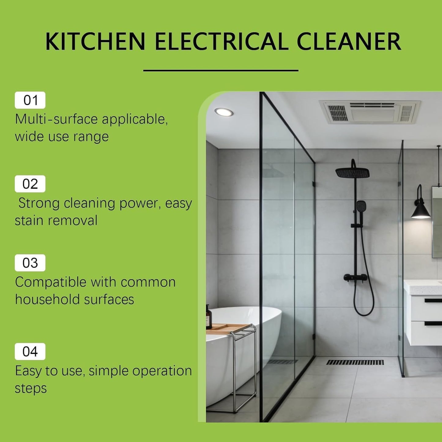 Electrolyzed Ion Kitchen Cleaner Spray, Multi-purpose Household and Kitchen Cleaning Spray, For Hold, Oven, Stove, Range Hood, Easy Cleaning Household