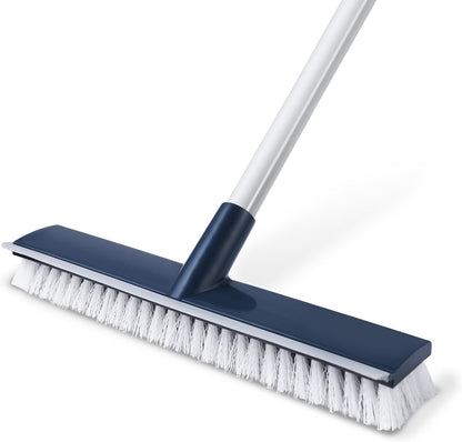 BOOMJOY Grout Brush with Long Handle, 57" Grout Cleaner for Tile Floors, Double-Sided with V-Shape Stiff Bristles for Bathroom, Patio, Kitchen, Wall, Corners and Deck