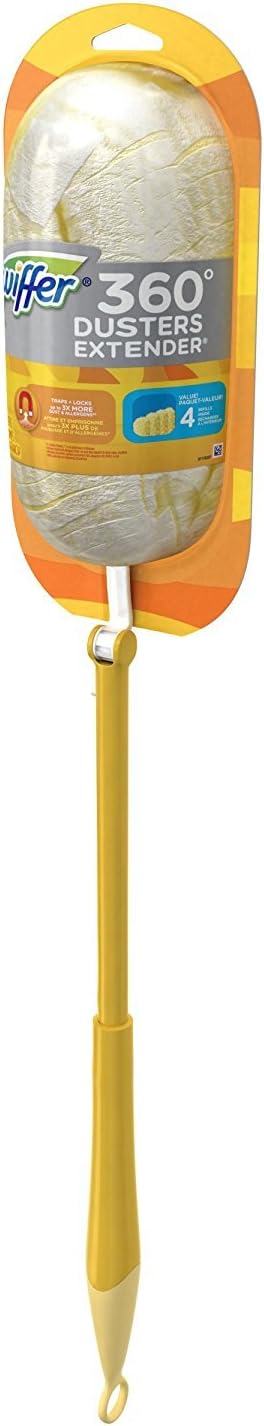 Swiffer Dusters 360 Extendable Handle Starter Kit 4 Refills