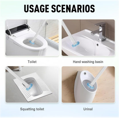 36 PCS Disposable Toilet Brush Heads, Toilet Bowl Wand Refills for Toilet and Bathroom Cleaning, Disposable Toilet Cleaner Refill Pads for Washroom Mats Brush Cleaning System (36PCS)