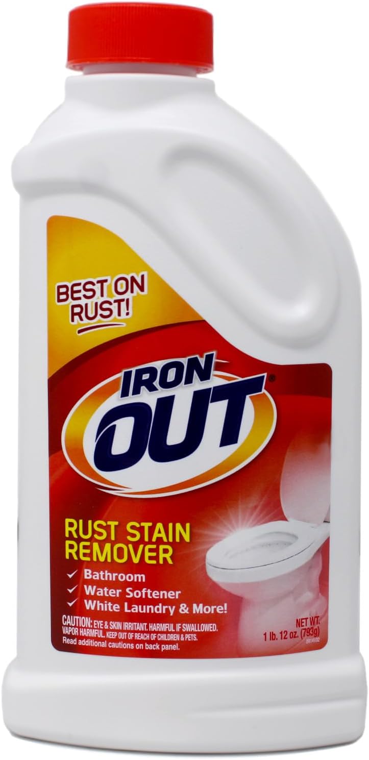 Iron OUT IO30N Rust Stain Remover Powder, 1 lb 12 oz Bottle, 2 Count