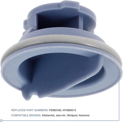 K-Musculo 8564929 Dishwasher Rinse Aid Cap Compatible with Whirlpool Kenmore KitchenAid Dishwashers, Replaces PS982160 AP3866312 AH982160