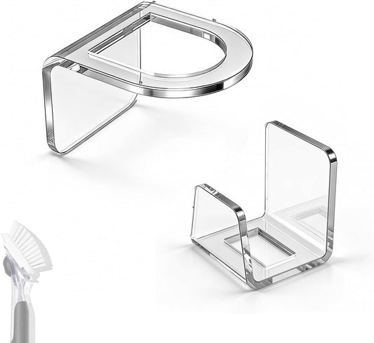Sponge Holder, Dish Brush Holder, Compatible with OXO Good Grips Soap Dispensing Dish Scrub Brush.