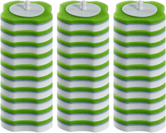 Toilet Bowl Wand Cleaner Refills,Disposable 30 Magic Sponge Eraser Wand Refills, for Bathroom Toilet Cleaning Brush(Refills, 30 PCS)