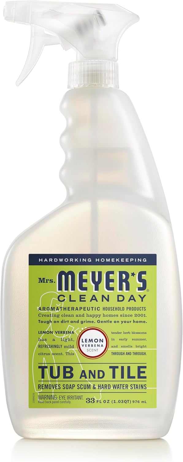 MRS. MEYER'S CLEAN DAY Tub and Tile Cleaner, Lemon Verbena 33 Fluid Ounce