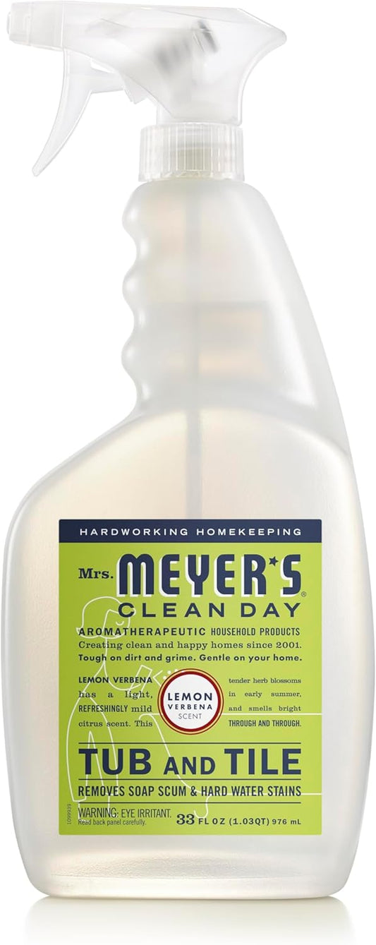 MRS. MEYER'S CLEAN DAY Tub and Tile Cleaner, Lemon Verbena 33 Fluid Ounce
