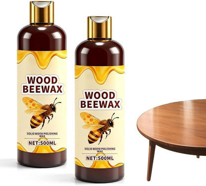 Beeswax Wood Polish, 2026 New Natural Beeswax Furniture Polish and Cleaner Micro Molecularized Essential Oil Spray Furniture Restorer for Floors Cabinets Tables (1PCS 120ML)