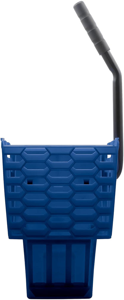 Carlisle FoodService Products Omnifit Mop Bucket with Side Press Wringer and Soiled Water Insert for Floor Cleaning, Kitchens, Restaurants, And Janitorial Use, Polypropylene (Pp), 35 Quarts, Yellow