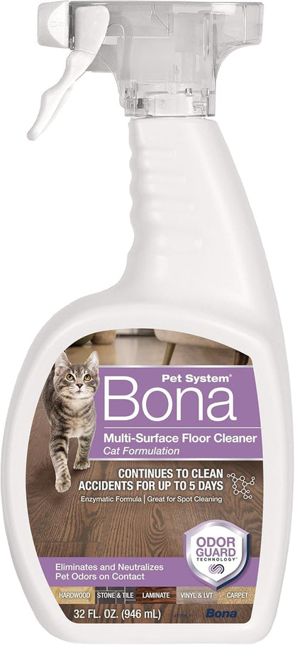 Bona Pet Spray Odor Eliminator, Dog Formulation, 32 fl oz, Safe for Carpeted Areas and Multi-Surface Floors