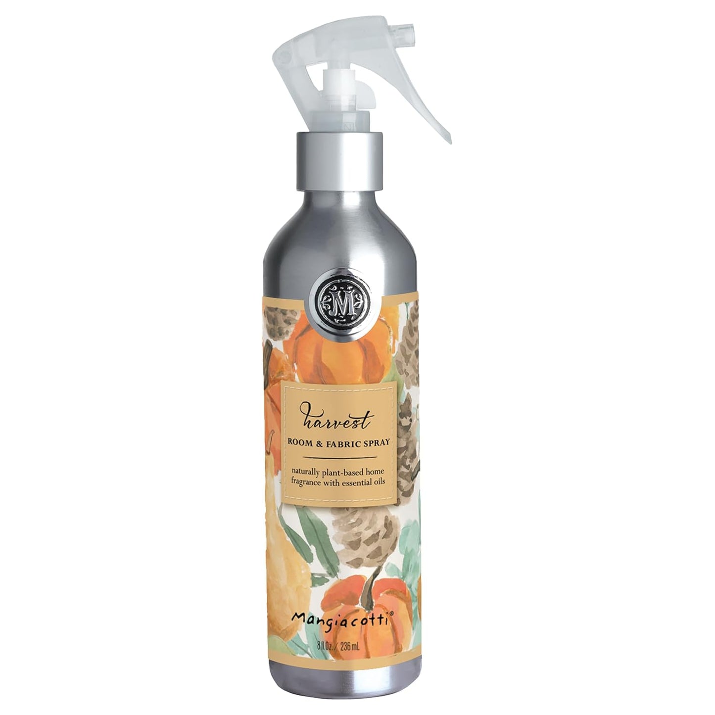Mangiacotti Room Spritz Fabric Deodorizer Air Freshener Spray | Naturally Plant-Based with Essential Oils Room Fragrance, 8 Ounces, Gingerbread