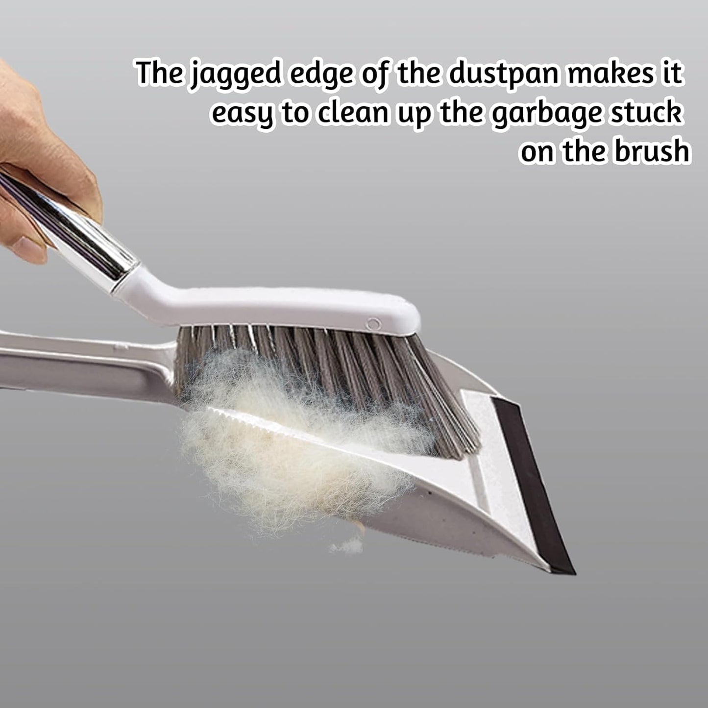 PINVNBY Mini Dustpan and Brush Set, Cage Cleaner for Guinea Pigs, Cats, Hedgehogs, Hamsters, Chinchillas, Rabbits, Reptiles, and Other Small Animals 2 Pack Mini Hand Broom and Dustpan