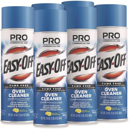 Fume Free Max Oven Cleaner, Foam, Lemon, 24 Oz Aerosol Spray, 6/carton
