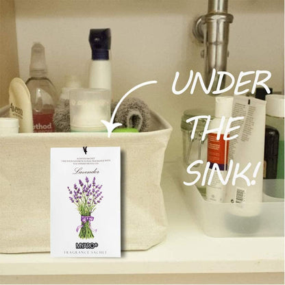 MYARO 12 Pack Fresh Linen Scented Sachets for Drawer, Closet & Car Air Freshener Bags | Odor Eliminator & Fabric Refresher | Crisp, Clean Home Fragrance Gift Set