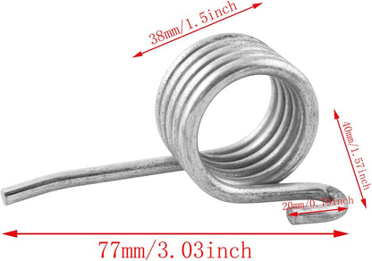 TAODAN 4PCS Mop Bucket Side Press Coil Spring Heavy Duty Commercial Floor Cleaning Wringing Bucket Tool Accessory Stainless Steel Spring Replacement Part