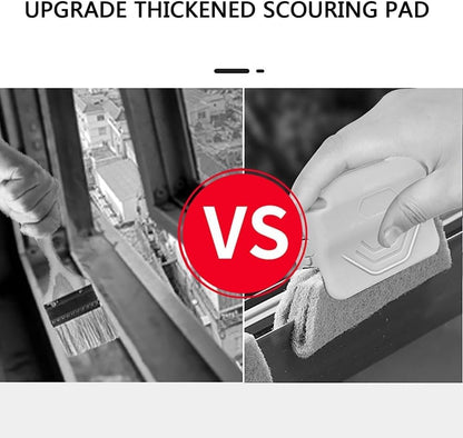 Magic Window Track Cleaner, 2024 New Window Groove Cleaning Brush Tools Set, Creative Cleaner Brushes Tools for Window lides Gaps, Sliding Door Track, Tile Lines Shutter Car Vents (Mixed, 3PCS)