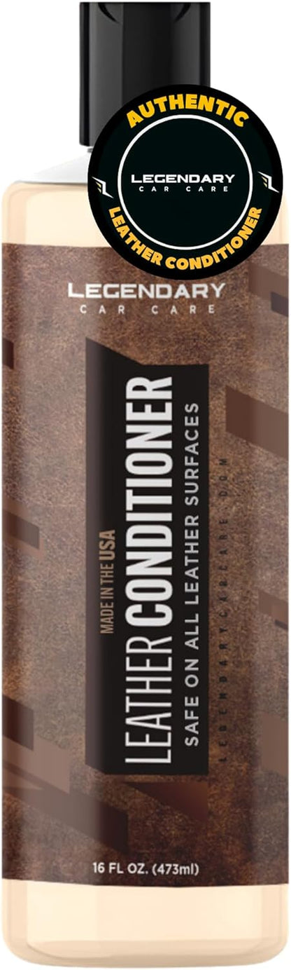 Legendary Leather Cleaner - Colorless Interior Car Cleaner & Interior Detailer - Lifts Dirt, Grime & Spots with a Natural Finish - Car Cleaning Supplies for Your Truck, SUV & Van