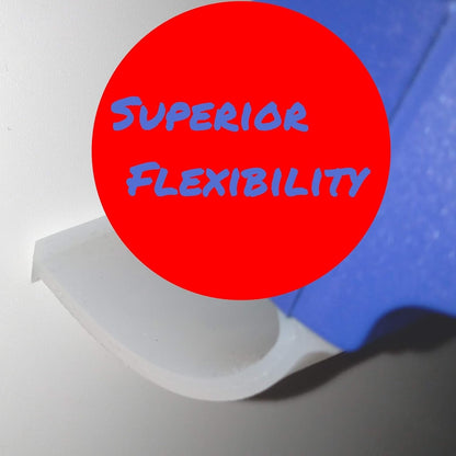Water Blade 12" - Super Flexible T-Bar Silicone Squeegee - for Car Or Home Use - Best for Automotive Or Bathroom Drying!