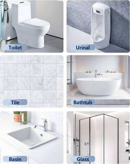 Electric Toilet Brush and Holder Set, Leebein 8 in 1 Electric Toilet Bowl Cleaning Kit with 8 Replaceable Brushes, Hard Nylon Brush and Soft Silicone Brush, 6 Refills Disposable Cleaner Brush