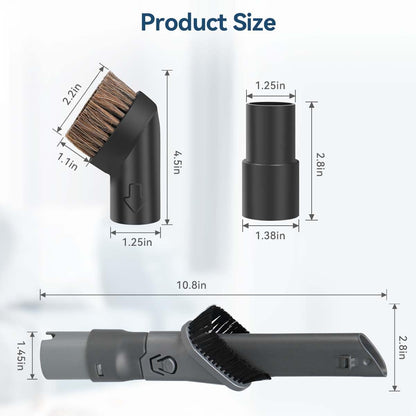 Vacuum Attachments for Shark Rocket,2 in 1 Crevice Tool Dust Brush Accessories for Shark Rocket HV300 HV301 HV322 HV320,Rotator NV751 NV752 NV650 NV680 NV800 | 35MM Vacuum Attachments