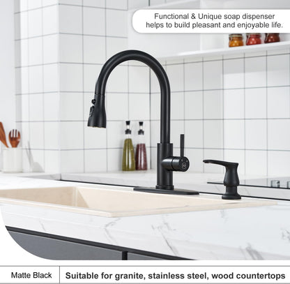GAGALIFE Kitchen Sink Soap Dispenser Brushed Nickel, Under Sink Soap Dispenser with 40" Silicone Extension Tube Kit,Say Goodbye to Frequent Refills