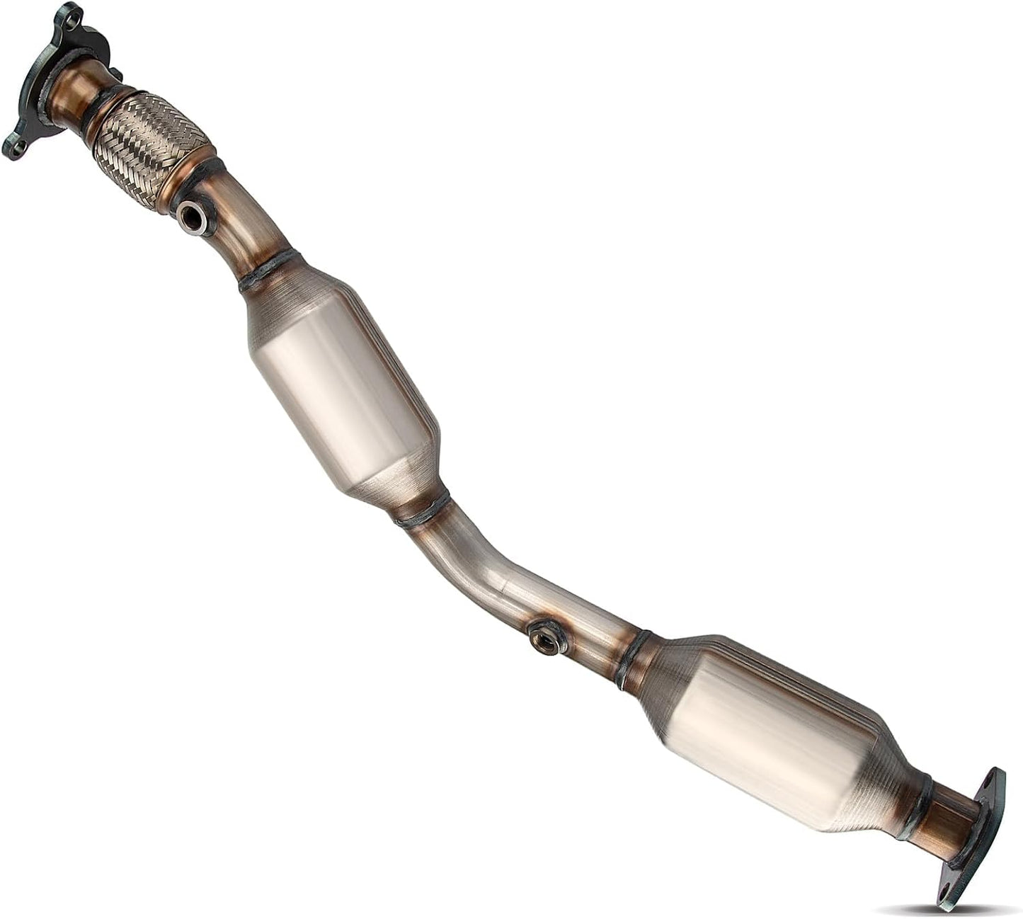 PHILTOP Left and Right Catalytic Converter Replacement For 2005-2010 300 2.7/3.5L V6 RWD, 2006-2010 Charger 2.7/3.5L V6 RWD, 2005-2008 Magnum 2.7/3.5L V6 RWD Replace 55434, 55433 (EPA Compliant) - Colors C
