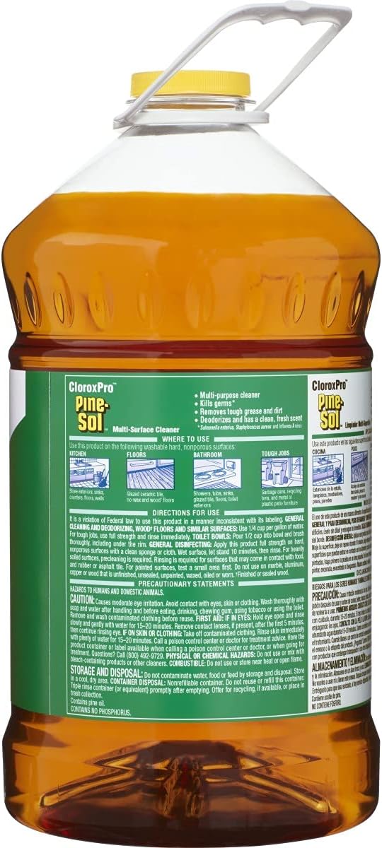 CloroxPro Pine-Sol Multi-Surface Cleaner, Original Pine, 60 Fluid Ounces (Package May Vary)