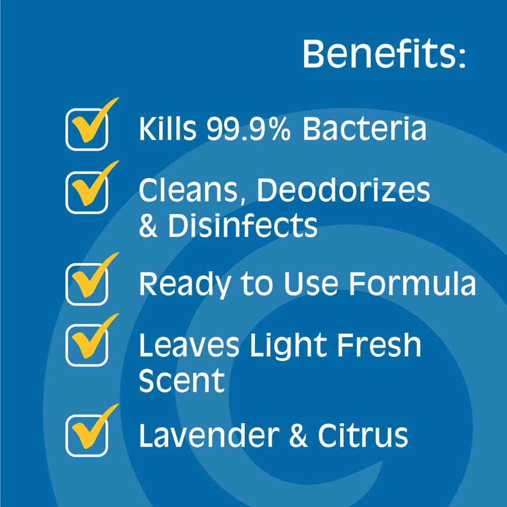 Gonzo Disinfectant Spray & Multipurpose Cleaner - 24 Ounce (2 Pack) Citrus - Odor Eliminator, Disinfectant, Flood Fire Water Damage Restoration