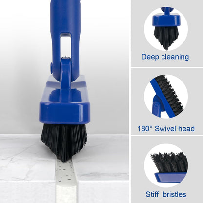 CELOX Grout Cleaner for Tile Floors, Shower Tile Floor Scrubber for Cleaning Baseboard Bathroom, Black