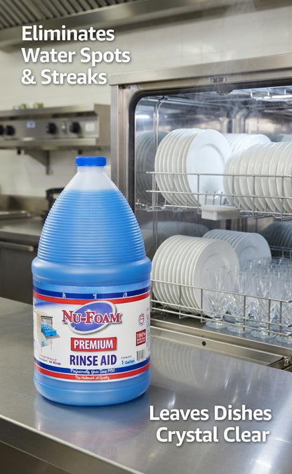 Nu-Foam Premium Rinse Aid - 1 Gallon