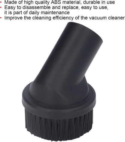 TOPINCN Vacuum Cleaner Round Brush, 3PCS 35mm / 1.38IN Inner Diameter Round Dust Brush, ABS Vacuum Cleaner Accepting Attachment